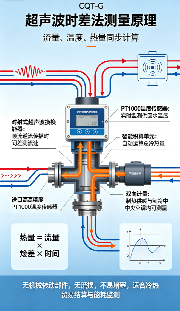 重慶青天特克 CQT-G 系列超聲波熱量表2